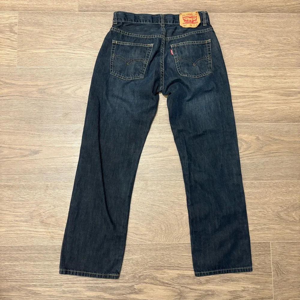 Levi's 505 Regular‎ Fit Jeans Women's 12 Reg W26 L26 Dark Wash Straight Leg